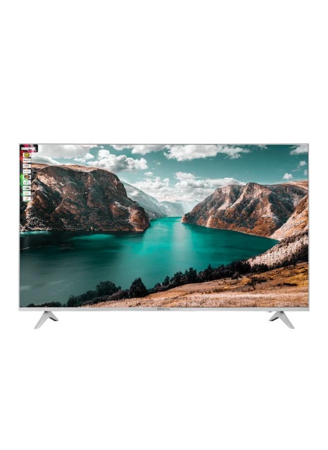 GEEPAS - Geepas 65" Ultra HD LED TV- GLED6569SWUHD/ Gaming Supported, User Friendly with Voice Assistant/ with Remote Control, HDMI and USB Ports/ Bluetooth, App Store, Apple AirPlay/ Slim Design - Image 1