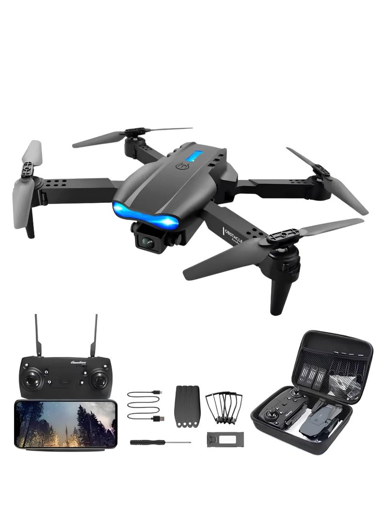 ELTRAZONE Drone with HD Camera E99 Black – Remote Controller, FPV WiFi Live Streaming, Foldable Quadcopter for Kids & Adults – Drone X Pro with Long Battery Life, Easy Control, and Stunning Aerial Footage – Ideal for Beginners - Image 1