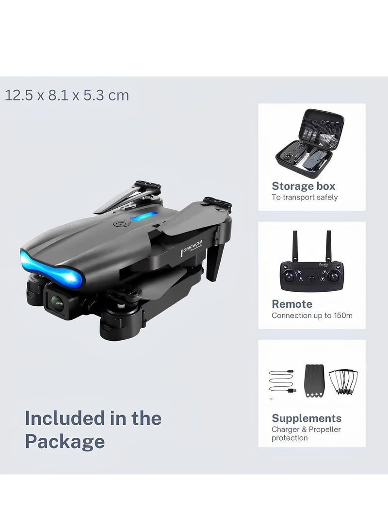 ELTRAZONE Drone with HD Camera E99 Black – Remote Controller, FPV WiFi Live Streaming, Foldable Quadcopter for Kids & Adults – Drone X Pro with Long Battery Life, Easy Control, and Stunning Aerial Footage – Ideal for Beginners - Image 4