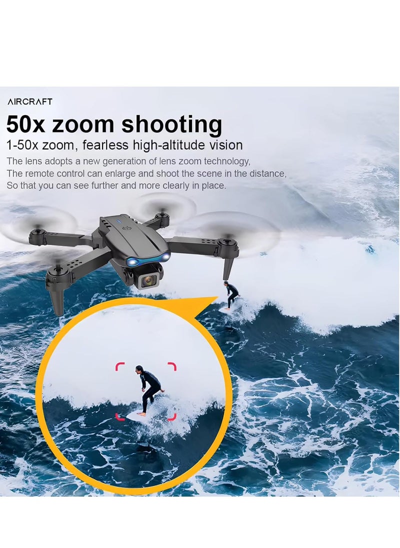 ELTRAZONE Drone with HD Camera E99 Black – Remote Controller, FPV WiFi Live Streaming, Foldable Quadcopter for Kids & Adults – Drone X Pro with Long Battery Life, Easy Control, and Stunning Aerial Footage – Ideal for Beginners - Image 5