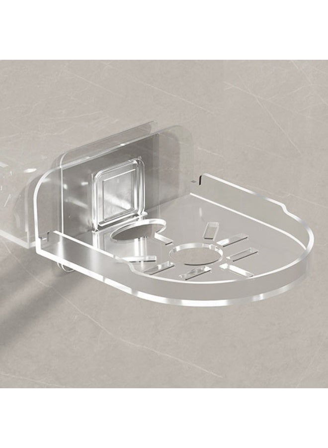 3 Pcs Acrylic Small Wall Shelf Security Camera Wall Mount Holder Easy to Install No Drill 12*9.5*3.5cm - Image 2