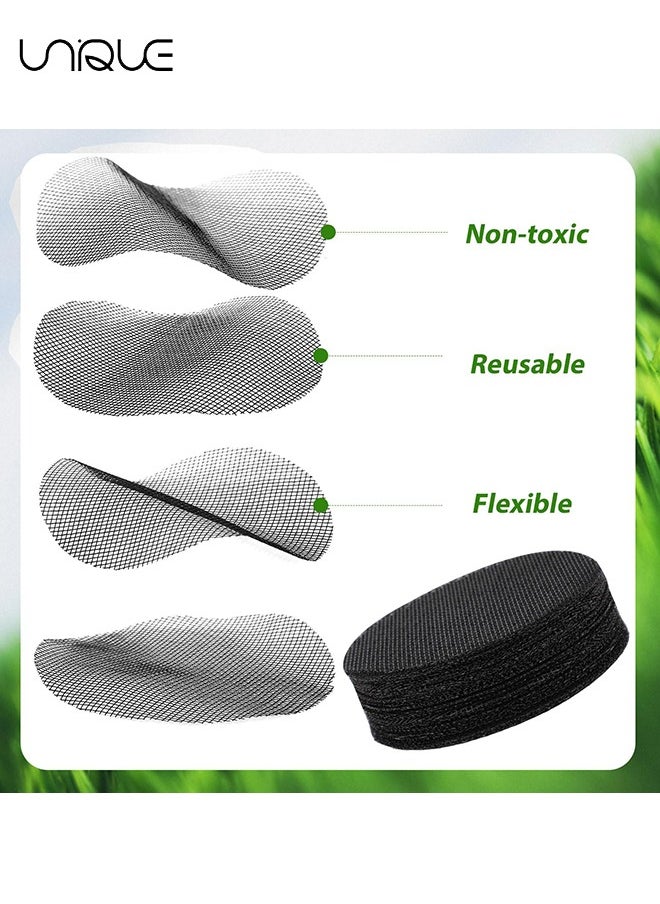 Unique Flower Pot Hole Mesh Pad, 50 Pack 5*5 cm Garden's Drainage Mesh Hole Screens Prevent Soil Loss Anti, Flower Pot Bottom Hole Gasket Breathable Filter Pad Gardening Tools  - Image 3