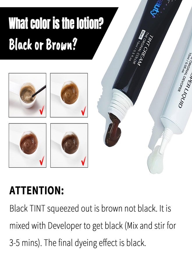 Libeauty Lash Color Kit - Black Eyebrow & Eyelash Coloring with Natural Effects, Salon & Home Use, Lasts 4-6 Weeks (15 ml) - Image 2