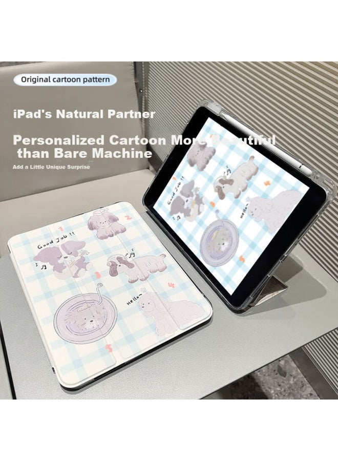 Hboalg Hui Baolong Ipad 10 Protective Case 10th Generation New 10.9-inch With Pen Slot Acrylic Anti-bend Anti-drop Magnetic Cute Cartoon Full Coverage Shockproof - Image 2