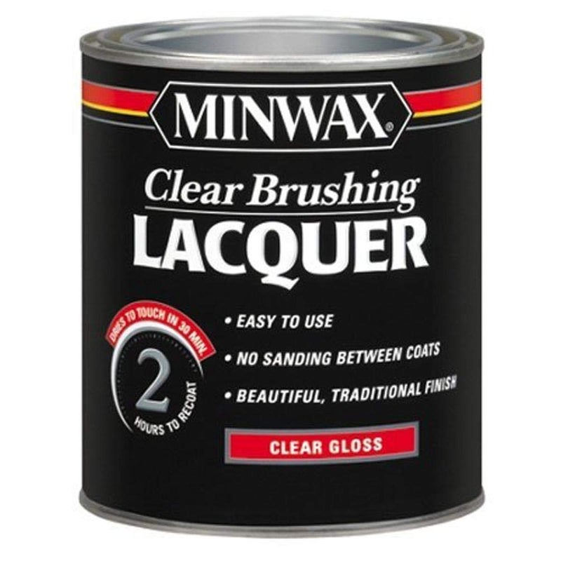 Minwax Brushing Lacquer 155000000, Quart, Clear - Image 2