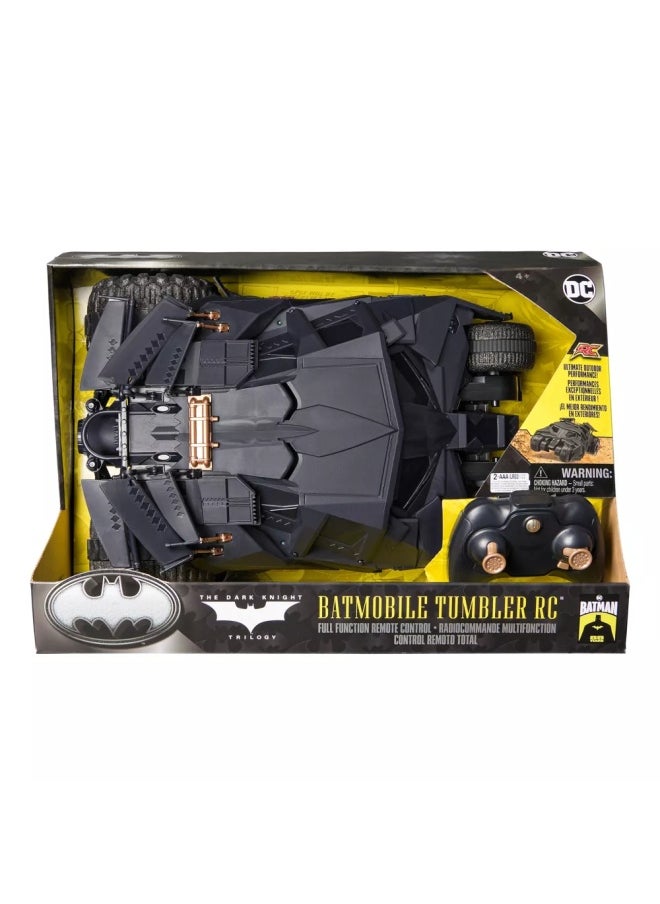 DC - DC Batman The Dark Knight Trilogy 85th Anniversary Batmobile Tumbler Remote Control Car (1:15) - Image 1