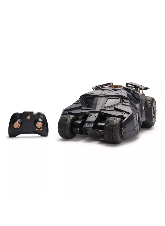 DC - DC Batman The Dark Knight Trilogy 85th Anniversary Batmobile Tumbler Remote Control Car (1:15) - Image 1