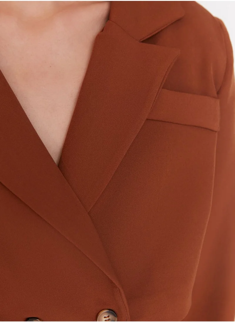 trendyol Pocket Detail Crop Blazer