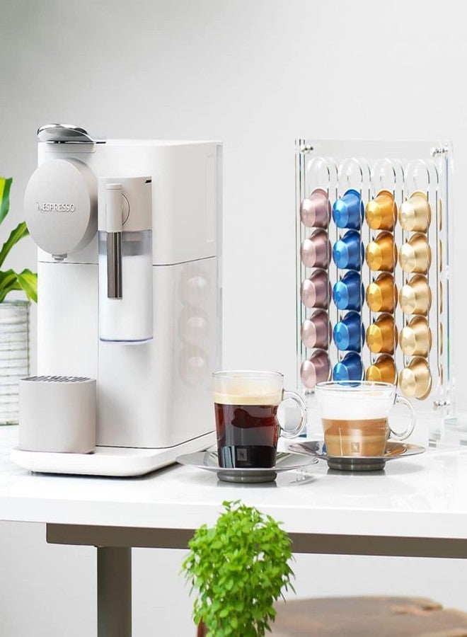 DuvinDD Coffee Pod Holder for Nespresso Original Line Capsule Holder Acrylic Magnetic Coffee Pods Organizer, Freestanding or Magnetic to the Fridge, Hold 40 Capsule Pods Capacity Storage Rack - Image 2