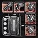 D.G.PLAYER Fidget Toys Adults Sound Silent Handheld Cool Fidget Slider Metal Sensory Toys for Adults Stress Relief Focused Anxiety Time Passing Travel Classroom Office Car Home Black - Image 4