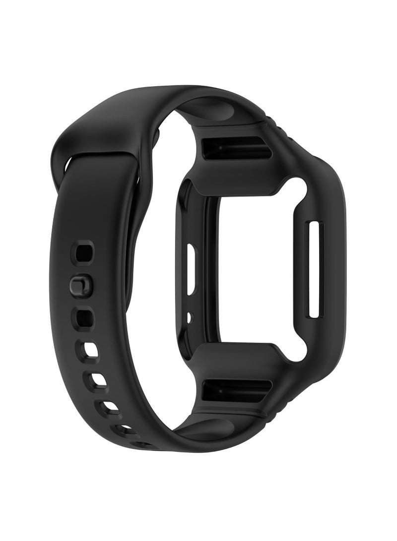 Strap for Redmi Watch 3 Lite/Redmi Watch 3 Active,Adjustable Silicone Sport Band Replacement for Redmi Watch 3 Lite/Redmi Watch 3 Active,Black - Image 3