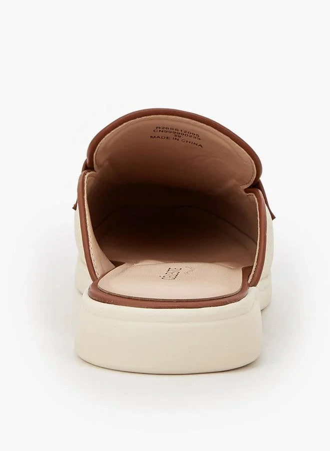 Celeste BEIGE Women Textured Mules for Women | Best Price UAE