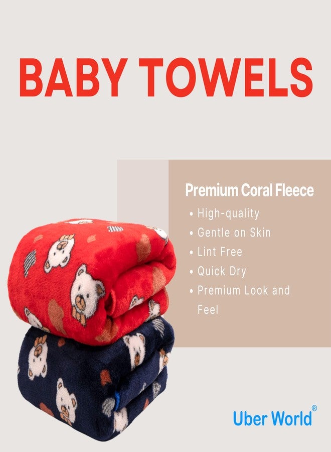 Uber World Baby Towels for Newborns | Baby Wrapper for New Born | Baby Towels for 0 to 2 Years | Baby Wrapper for New Born | Baby Bath Towels (2) - Image 3