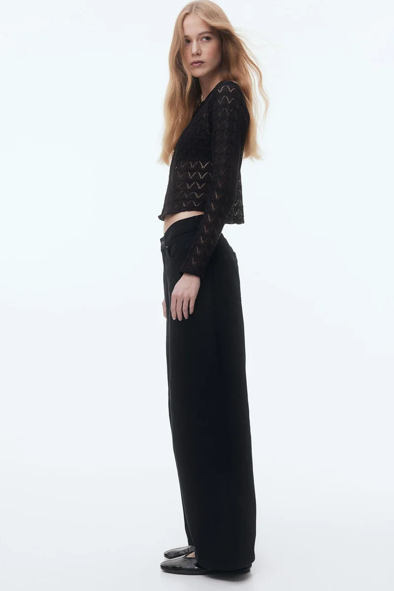 اتش اند ام Pointelle-knit cardigan