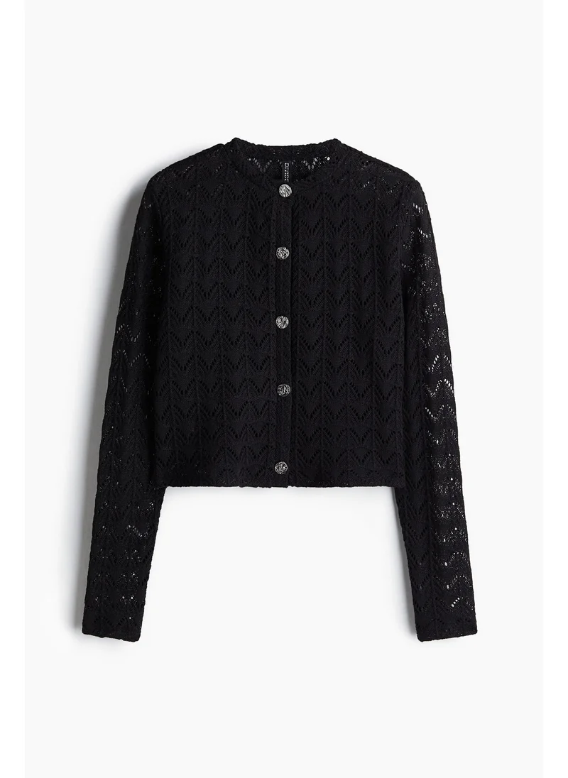 اتش اند ام Pointelle-knit cardigan