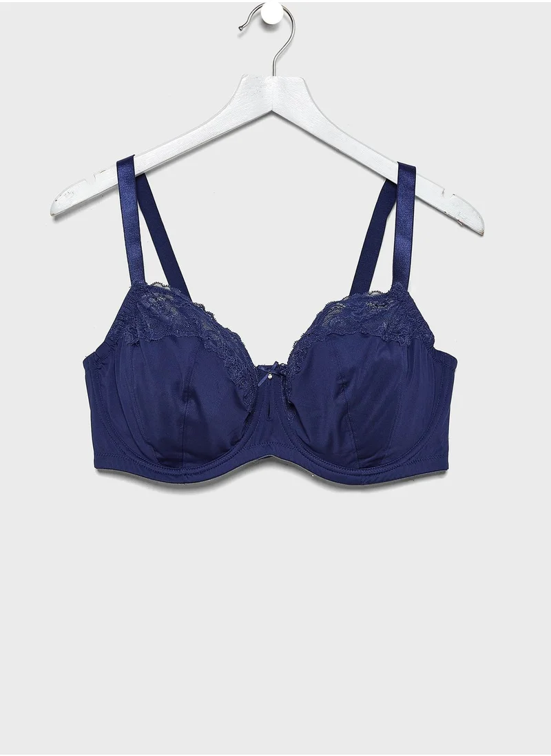 Dorina Lace Detail Balconette Bra
