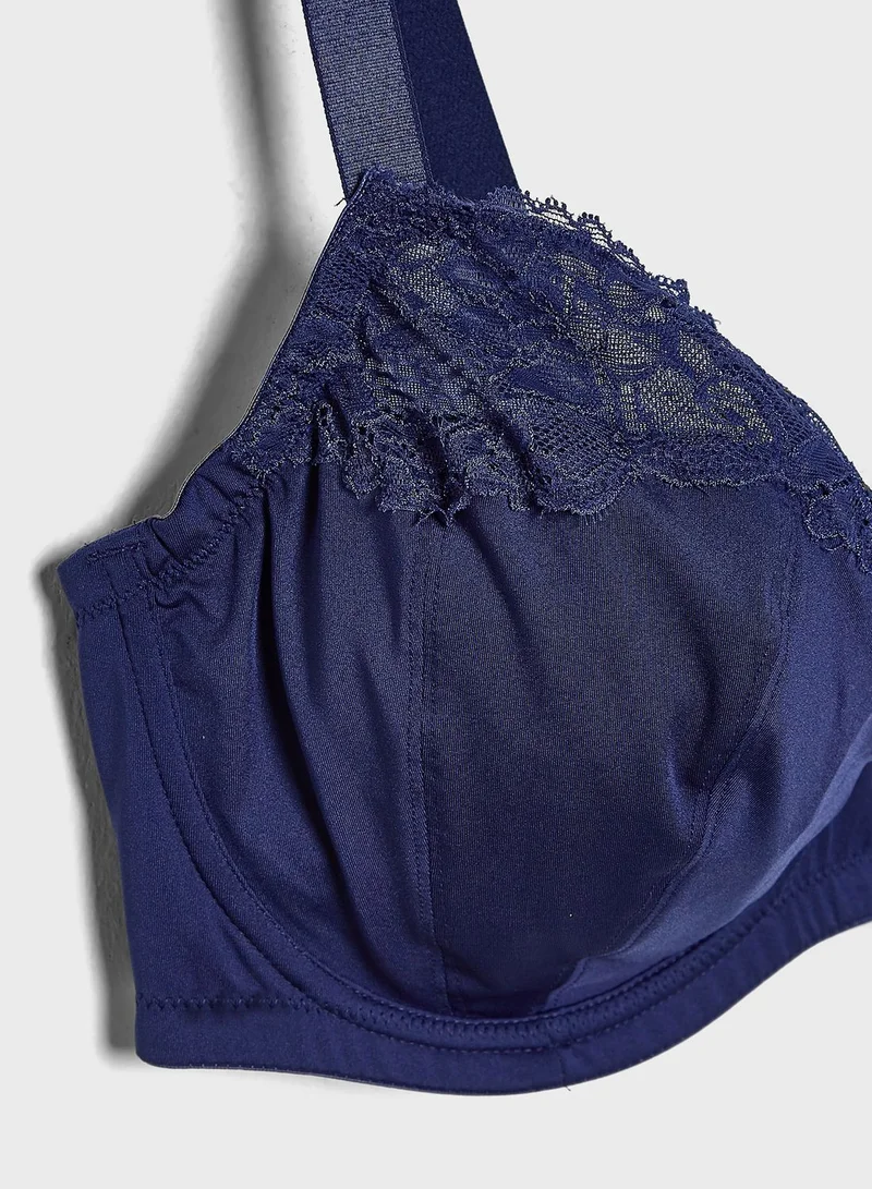 Dorina Lace Detail Balconette Bra