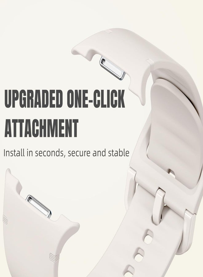 DaQin 8 Pack Sport Bands Compatible for Samsung Galaxy Watch 8 Band 40mm 44mm/Galaxy Watch 8 Classic 46mm, No Gap Soft Silicone Waterproof Strap Replacement for Women Men, M/L - Image 4