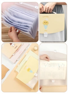 Generic Accordion File Organizer, Expanding File Folder with Multi Pockets,Document Organizer with Handle & Labels,Portable Home Travel Safe Storage for Letter A4 Files and More  - Image 5