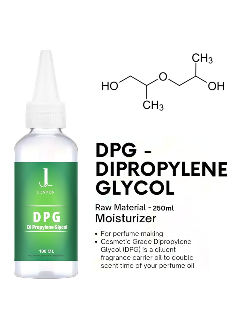 JAN LONDON - Jan London Dipropylene Glycol DPG Solution A versatile fragrance carrier for crafting custom scents in perfumes, colognes, diffusers, and skincare products 100ml - Image 1