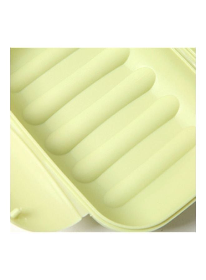 Leakproof Soap Dish Box Multicolour 12x7.5x4.4cm small size Green small size-Green - Image 4