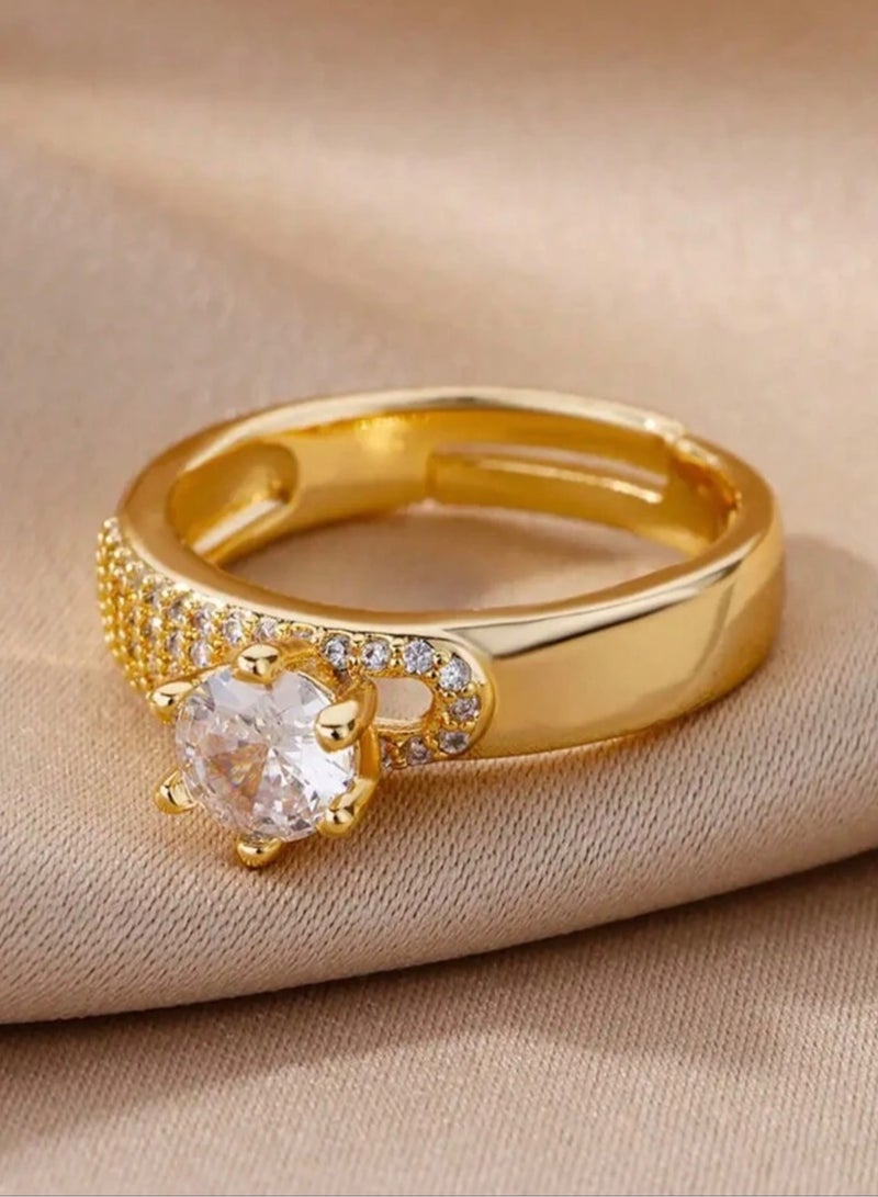GOLDMAX 21k Gold Plated Ring For Women One Size - Image 3