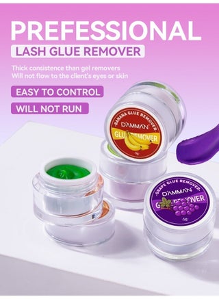 Eyelash Glue Remover Gel, Lash Extension Remover, Quickly Dissolves Eyelash Adhesive, Safe & Easy to Use Professional Lash Removal, 5g, Watermelon Fruit Scent - view 3