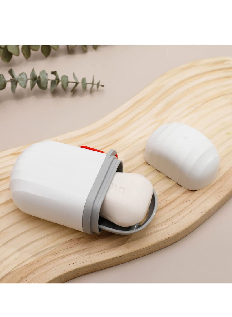 Travel Soap Dishes, 2 Pcs with Lid Cases Box, Waterproof and Leakproof for Bathroom Camp Gym Shower School - Image 3