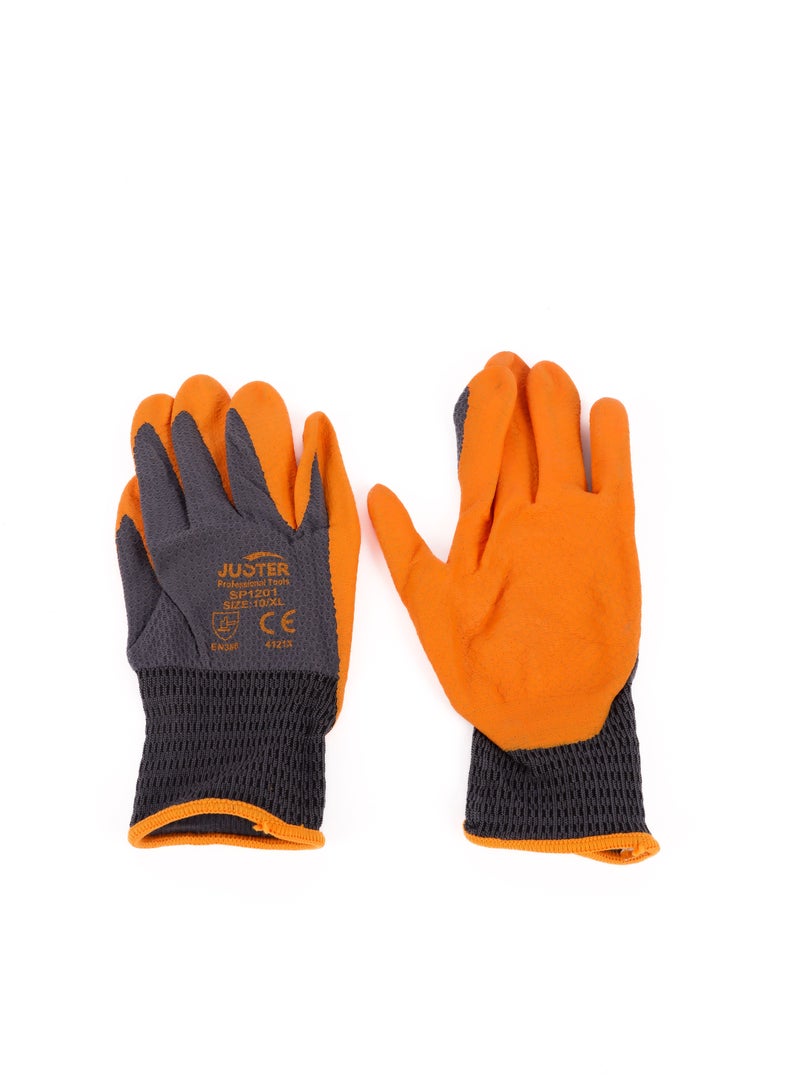 JUSTER Latex Embossed Gloves 10/XL - Image 2
