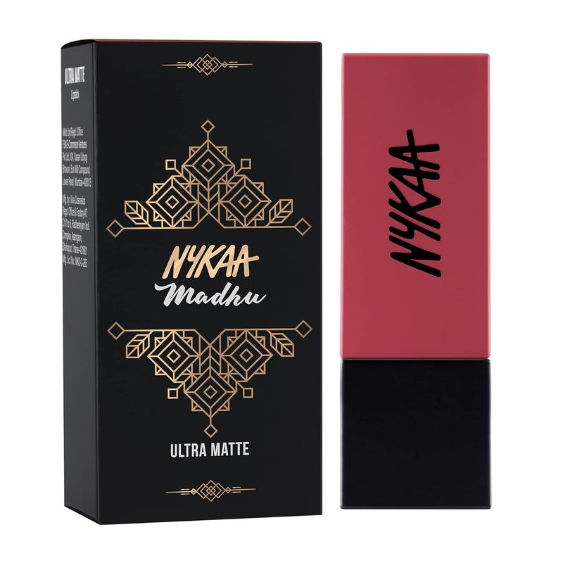 Nykaa أحمر شفاه نايكا ألترا مات بلمسة مات مدهو - Image 2