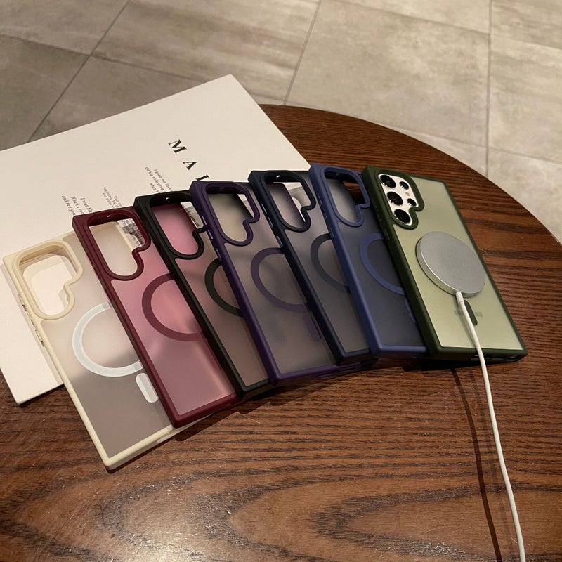 Matte Magnetic Phone Case for Samsung Galaxy S26 S25 Ultra S24 Plus Shockproof Protective Cover - Image 5