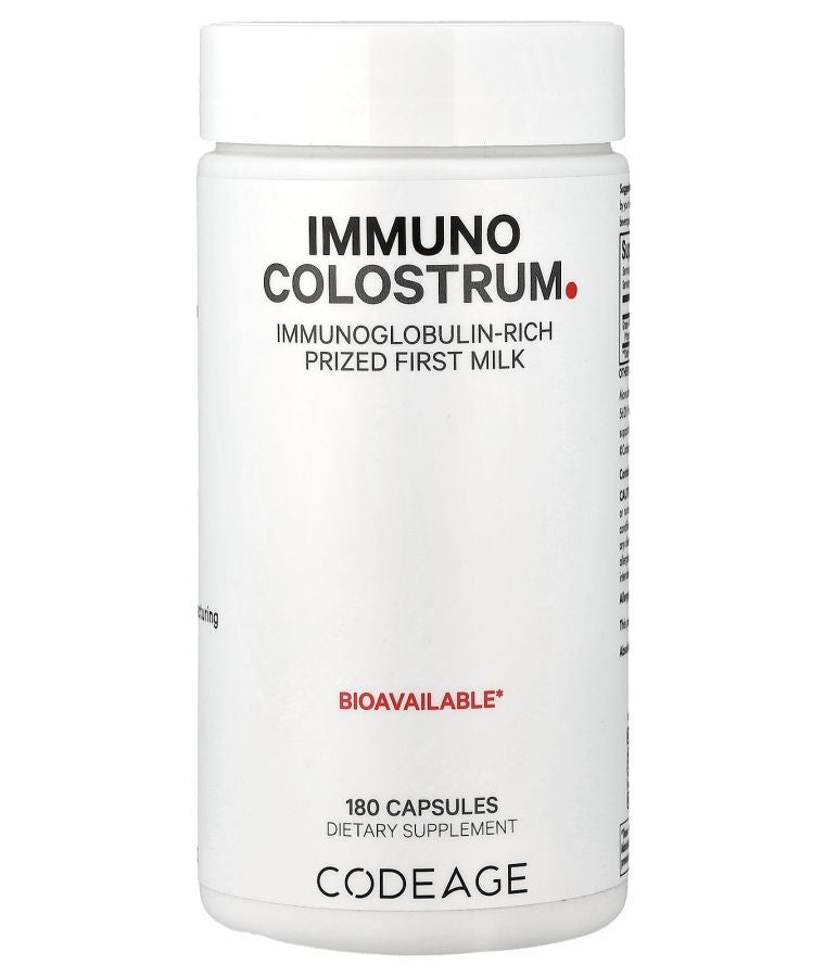 Codeage Immuno Colostrum 180 Capsules (500 mg per Capsule)