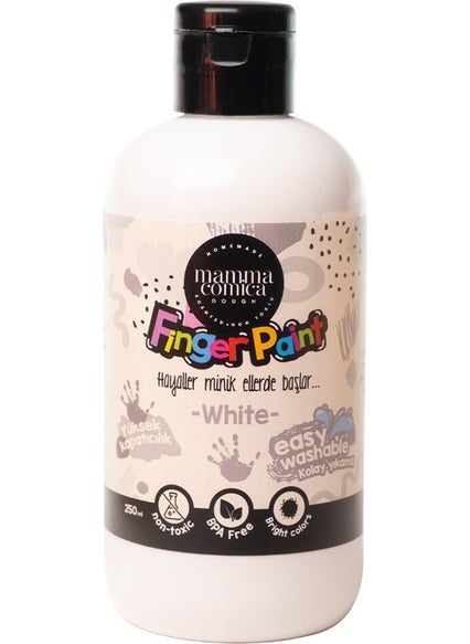 Mammacomica Dough Mammacomica Finger Paint - White 