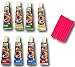 Ja-Ru JARU Bloonies Magic Plastic Bubbles with Straw 1 Pack 8 Tube Super Elastic Bubble Balloons for Kids 90s Toys Nostalgia Bubble Party Favors 2000s Party Decorations 7741A - Image 4