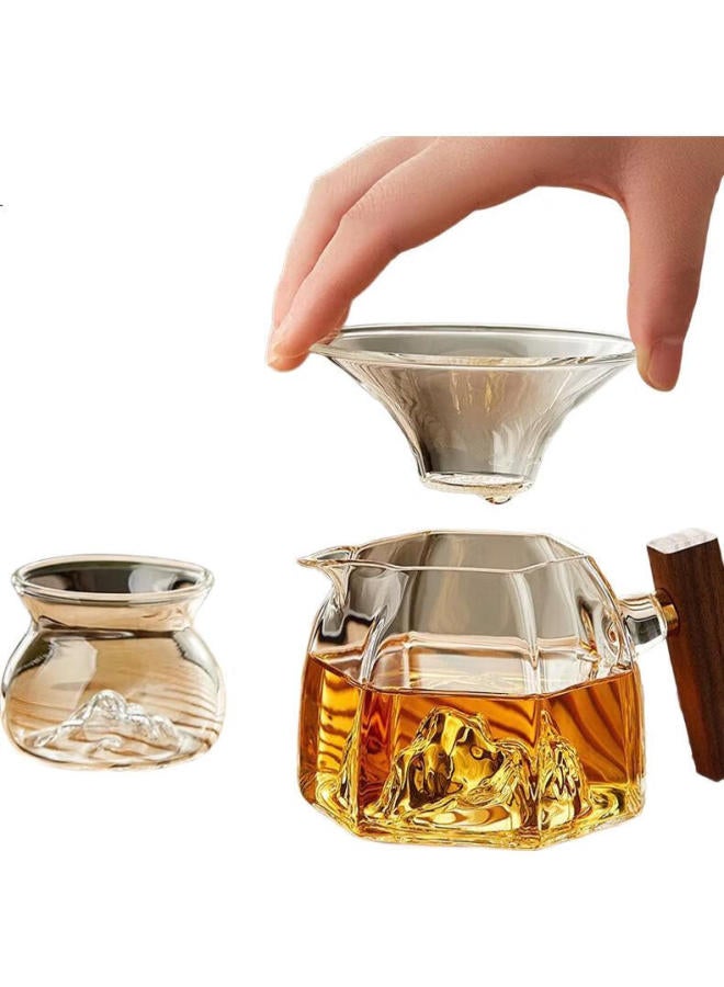 Yijuke Glass Tea Strainer, Creative Tea Filter, Tea Infuser, Tea Brewing Accessory, Tea Filter - Image 3