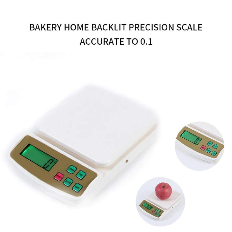 RD MALL Electronic Digital Kitchen Scale Kitchen Scale Digital Multipurpose Weight Machines for Kitchen Weight Machine Weight Scale Kitchen Kitchen Weight Machine Digital10 Kg - Image 3
