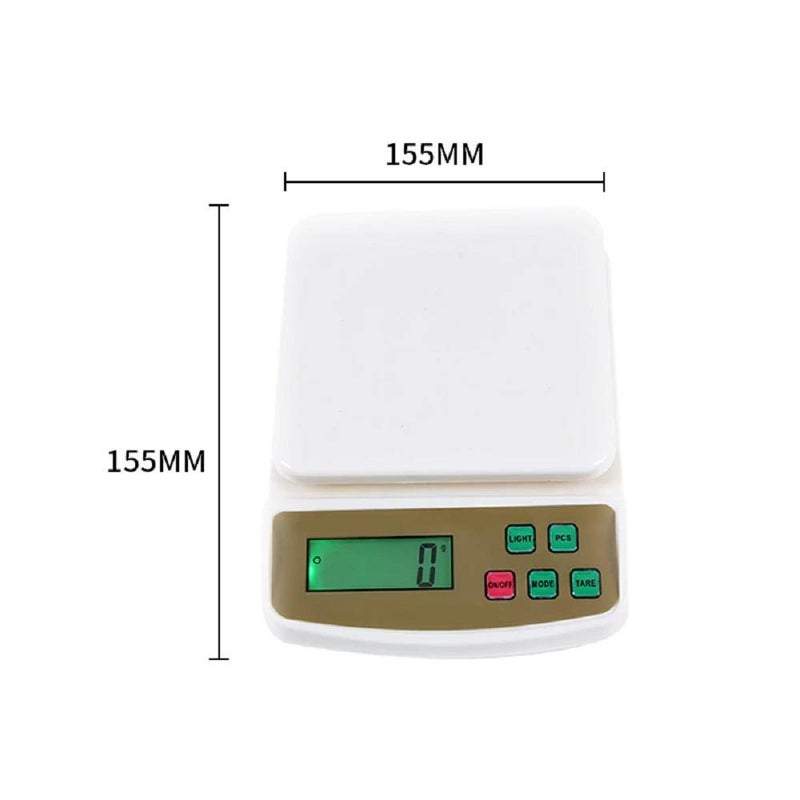 RD MALL Electronic Digital Kitchen Scale Kitchen Scale Digital Multipurpose Weight Machines for Kitchen Weight Machine Weight Scale Kitchen Kitchen Weight Machine Digital10 Kg - Image 2