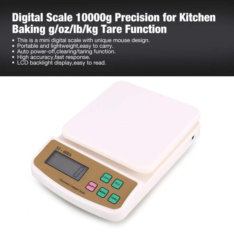 RD MALL Electronic Digital Kitchen Scale Kitchen Scale Digital Multipurpose Weight Machines for Kitchen Weight Machine Weight Scale Kitchen Kitchen Weight Machine Digital10 Kg - Image 4