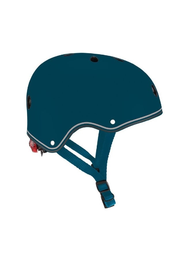 جلوبير خوذة الأطفال ذات الأشرطة القابلة للتعديل عالية الجودة والمتينة، أزرق بترولي 14.5 x 21 x 24 سم 505-300 - Image 1