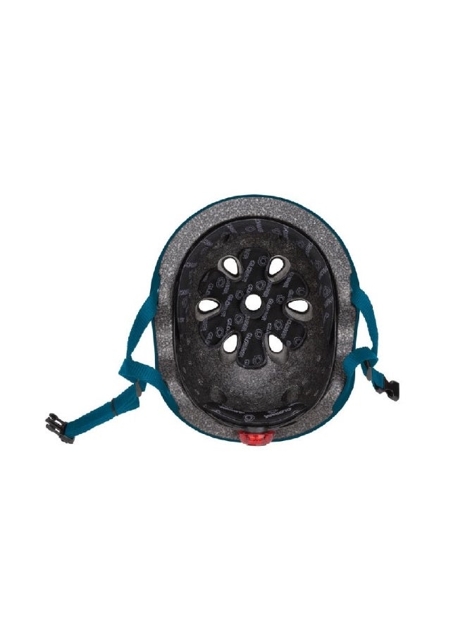 جلوبير خوذة الأطفال ذات الأشرطة القابلة للتعديل عالية الجودة والمتينة، أزرق بترولي 14.5 x 21 x 24 سم 505-300 - Image 4