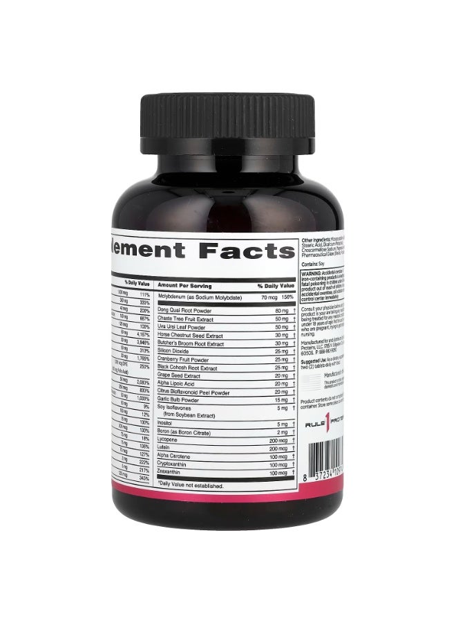 Rule 1 Proteins Women's Multi, Active Lifestyle High potency multivitamin , 60 Tablets - Image 3