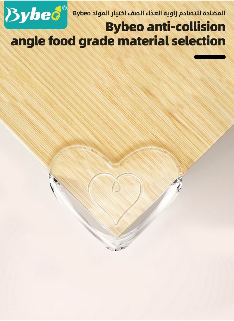 Bybeo 18PCS Baby Corner Guard Protector, Furniture Corner and Edge Safety Bumpers, Proofing Corner Covers, Kids Proof Bumper Cushion for Furniture or Tables, Transparent, Heart Shape  - Image 5