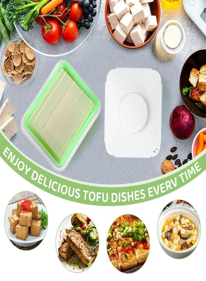 HASTHIP® Tofu Press Tofu Maker Tofu Shaper Drainer Food-Grade Fresh Tofu Mold Stainless Steel Spring-Loaded Tofu Press for Homemade Tofu Salad, Vegan Diet, 15.5x13.5x13.5cm - Image 5