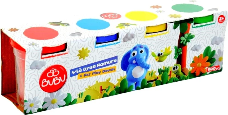 بوبو Play Dough 4 Pieces 500 gr ( -OH0003)