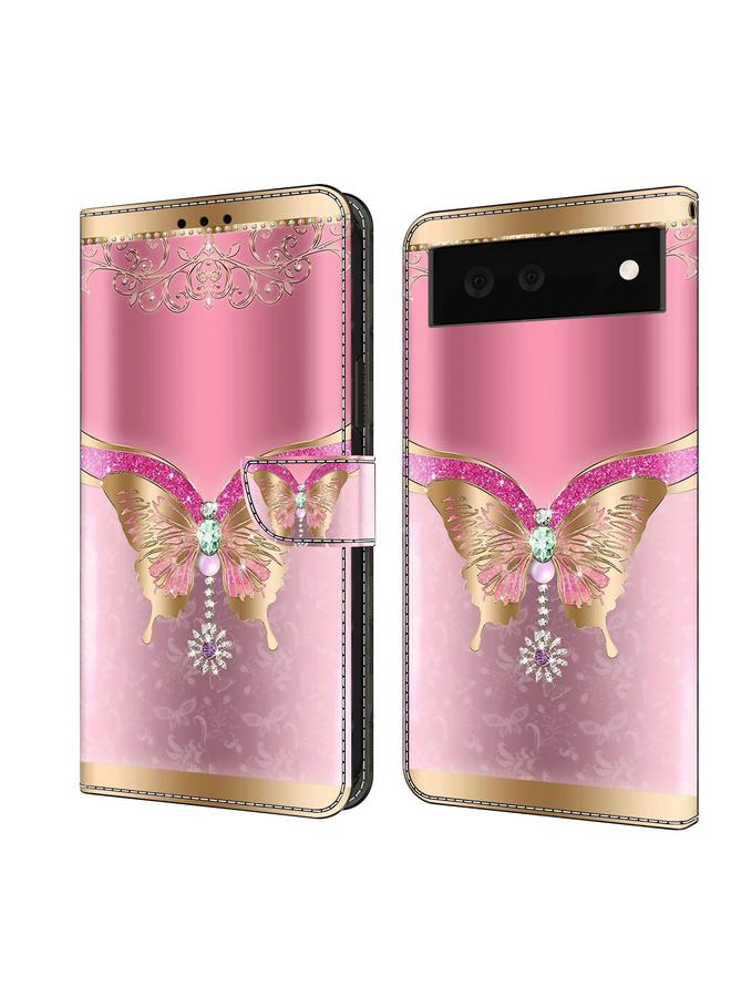 S-TOP Case For Google Pixel 6 Crystal 3D Shockproof Protective Leather Phone Case - Image 1