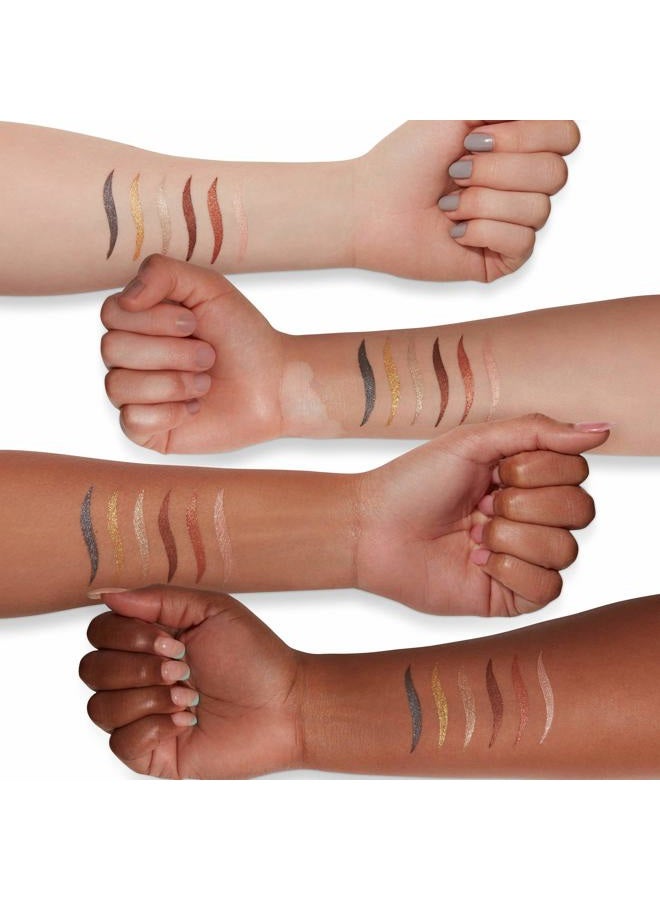 MILANI Line Play Metallic 2-in-1 Liner Shadow - Sand Burst (0.08 Fl. Oz.) Vegan, Cruelty-Free Eyeliner & Eyeshadow Duo - Line & Define Eyes with Shimmer Shades - Image 4