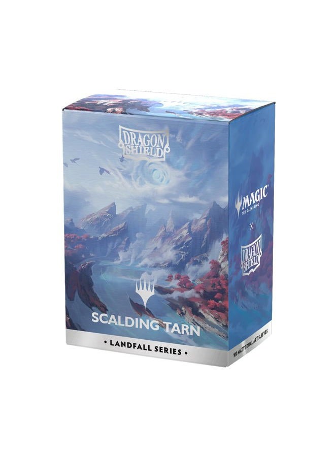 dragon shield Matte Dual Art Sleeves | 100 CT - Smooth & Tough Premium TCG Sleeves | Compatible with Magic: The Gathering | Landfall Series – Scalding Tarn - Image 1