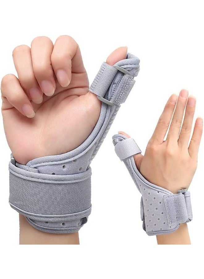 Beauenty Thumb Support Splint for Arthritis, Tendonitis, Night Support, Comfortable Thumb Compression Band, Thumb Sprain, Thumb Strain, Fracture Forefoot Support - Image 1