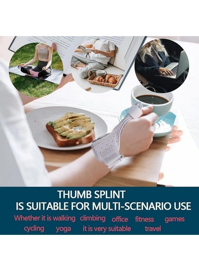 Beauenty Thumb Support Splint for Arthritis, Tendonitis, Night Support, Comfortable Thumb Compression Band, Thumb Sprain, Thumb Strain, Fracture Forefoot Support - Image 2