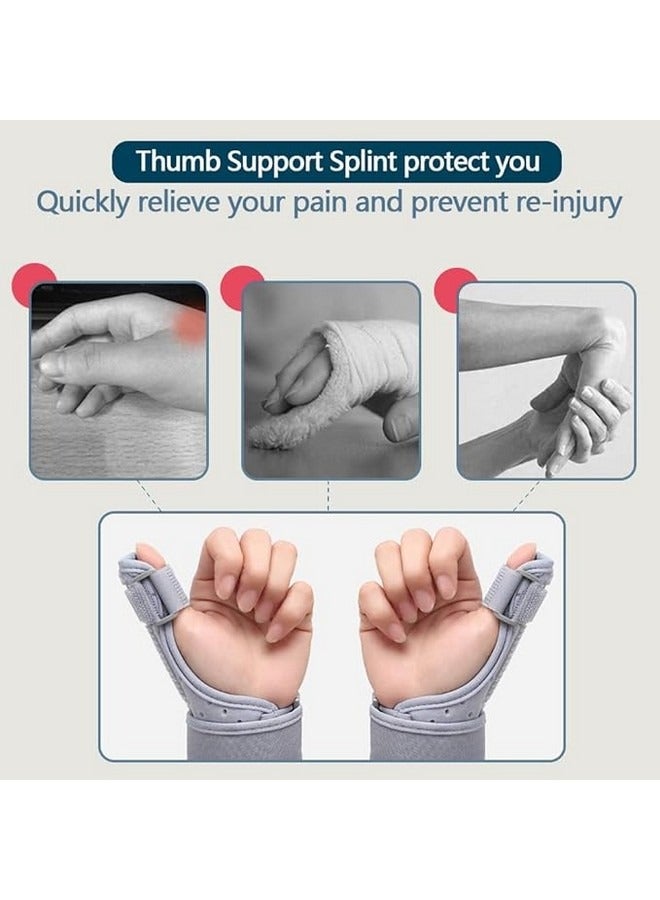 Beauenty Thumb Support Splint for Arthritis, Tendonitis, Night Support, Comfortable Thumb Compression Band, Thumb Sprain, Thumb Strain, Fracture Forefoot Support - Image 3